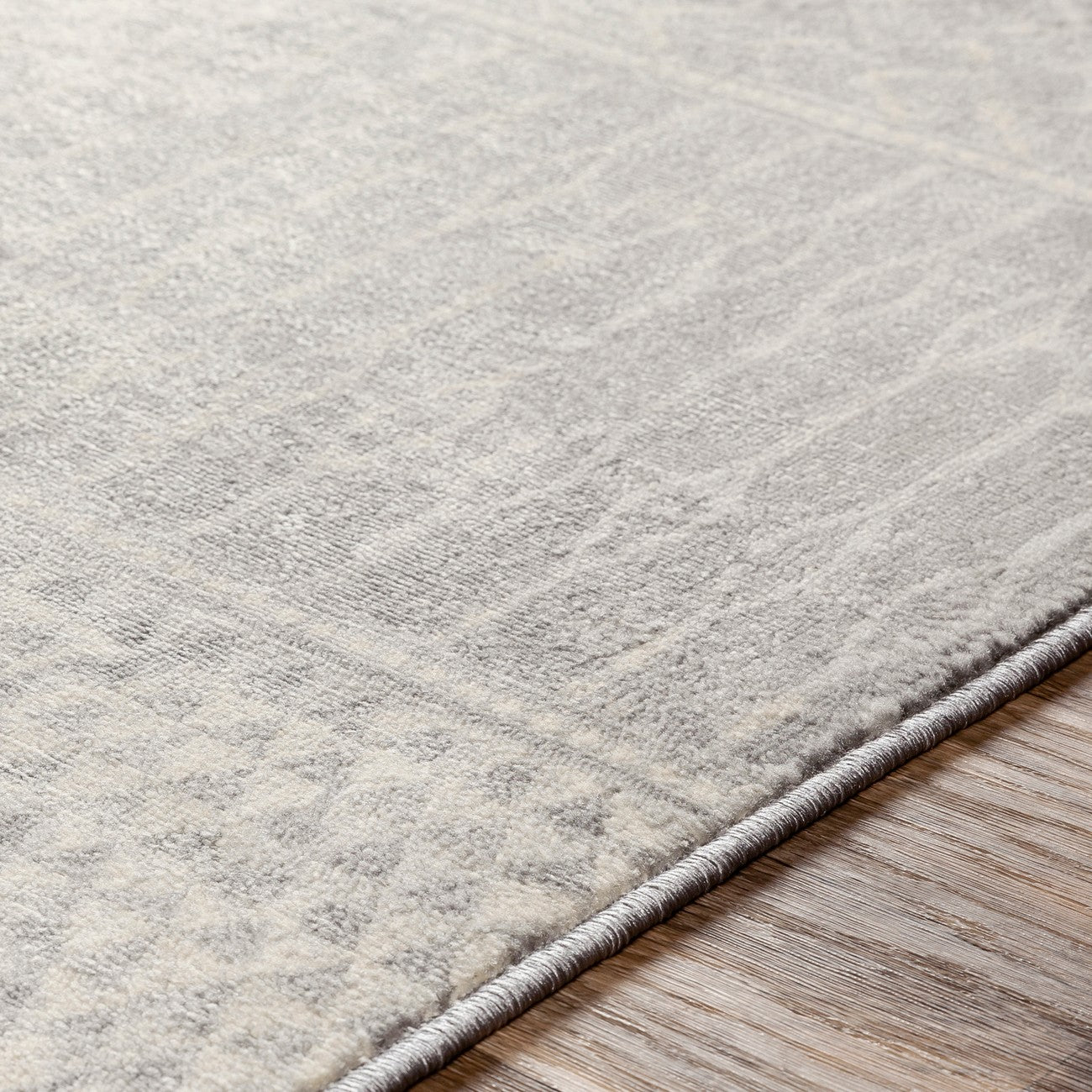 ADELE Scandi Global Grey Area Rug Texture