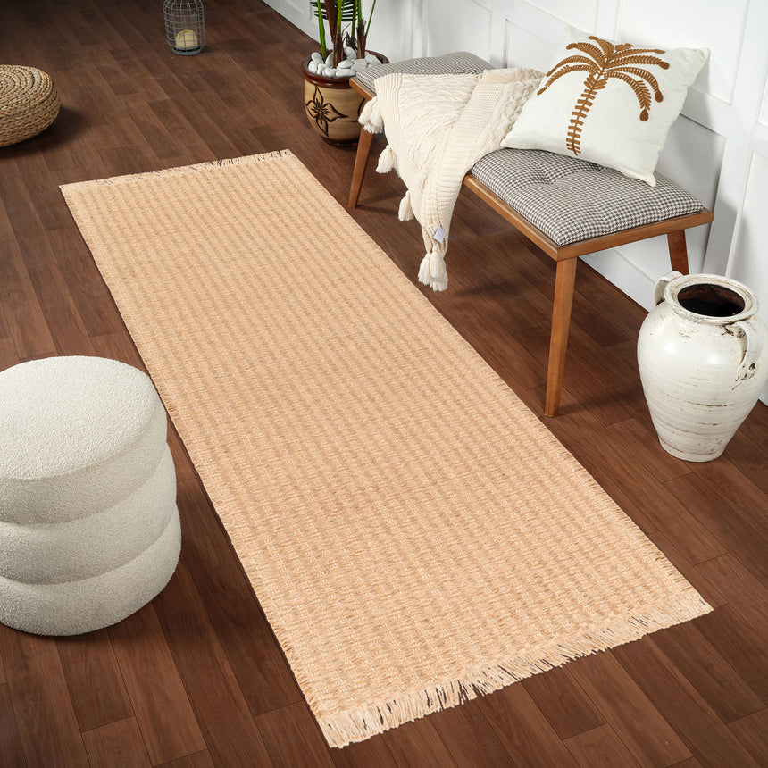 Kimi Becki Owens x Livabliss Natural Fiber Camel Jute Rug