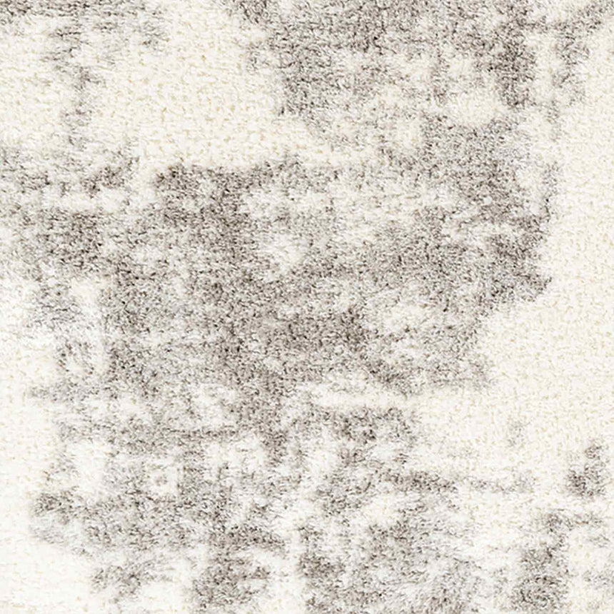 Sayuntka Shaggy Modern Plush Pile Ivory Rug