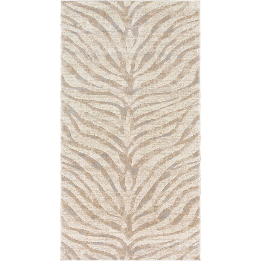 Cybele Scandi Boho Zebra Light Grey Rug