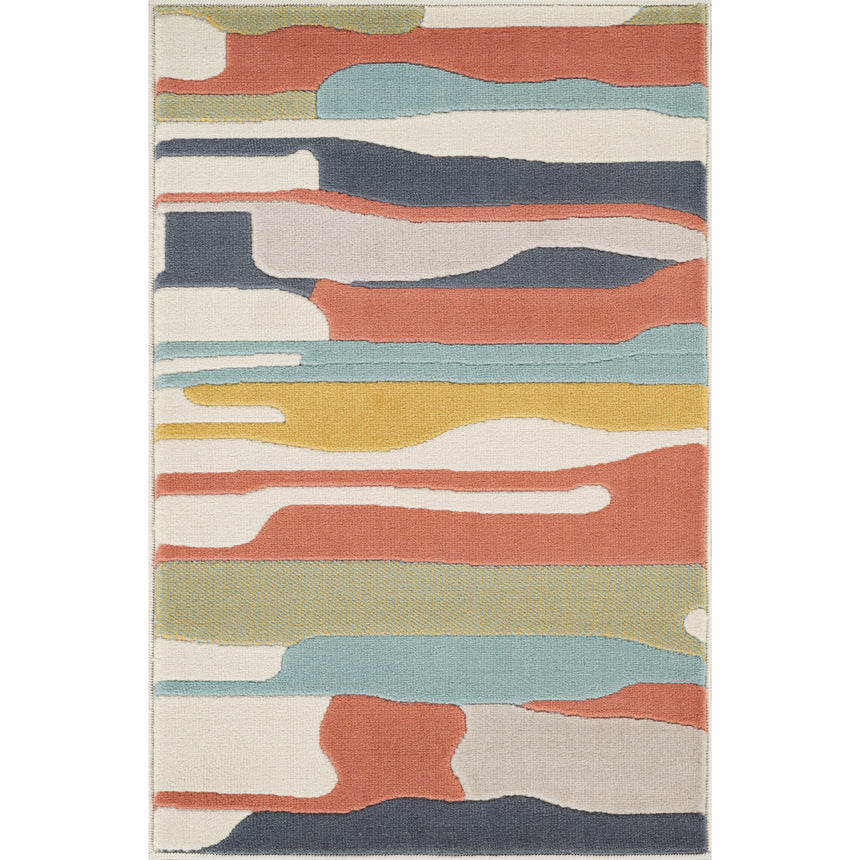 Anais Scandi Modern Coral Rug