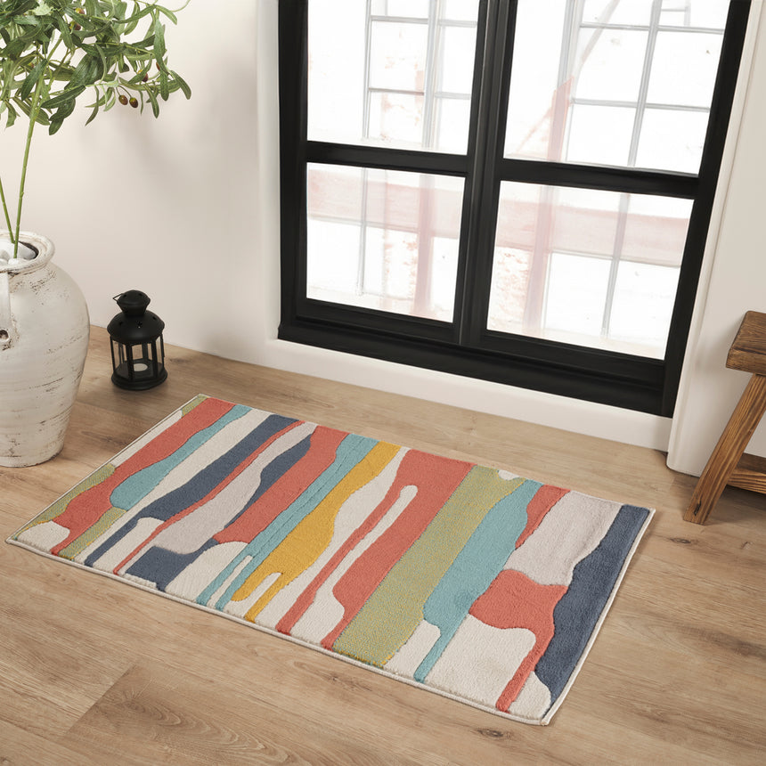Anais Scandi Modern Coral Rug