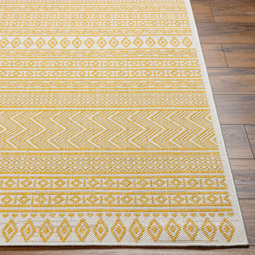 Mimi In- & Outdoor Global Saffron/Beige Rug