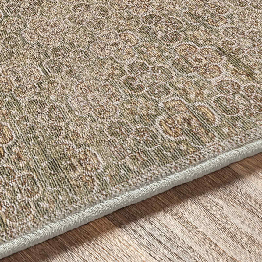 Myrtle Avenue II Galey Alix x Livabliss Vintage Oriental Boho Olive Rug
