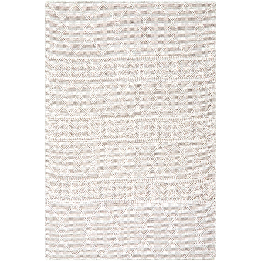Ishani Hand-Woven Global Wool Beige Rug