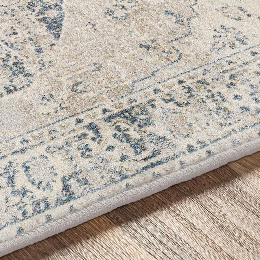 Amayra Machine Washable Traditionnal Boho Oatmeal Rug