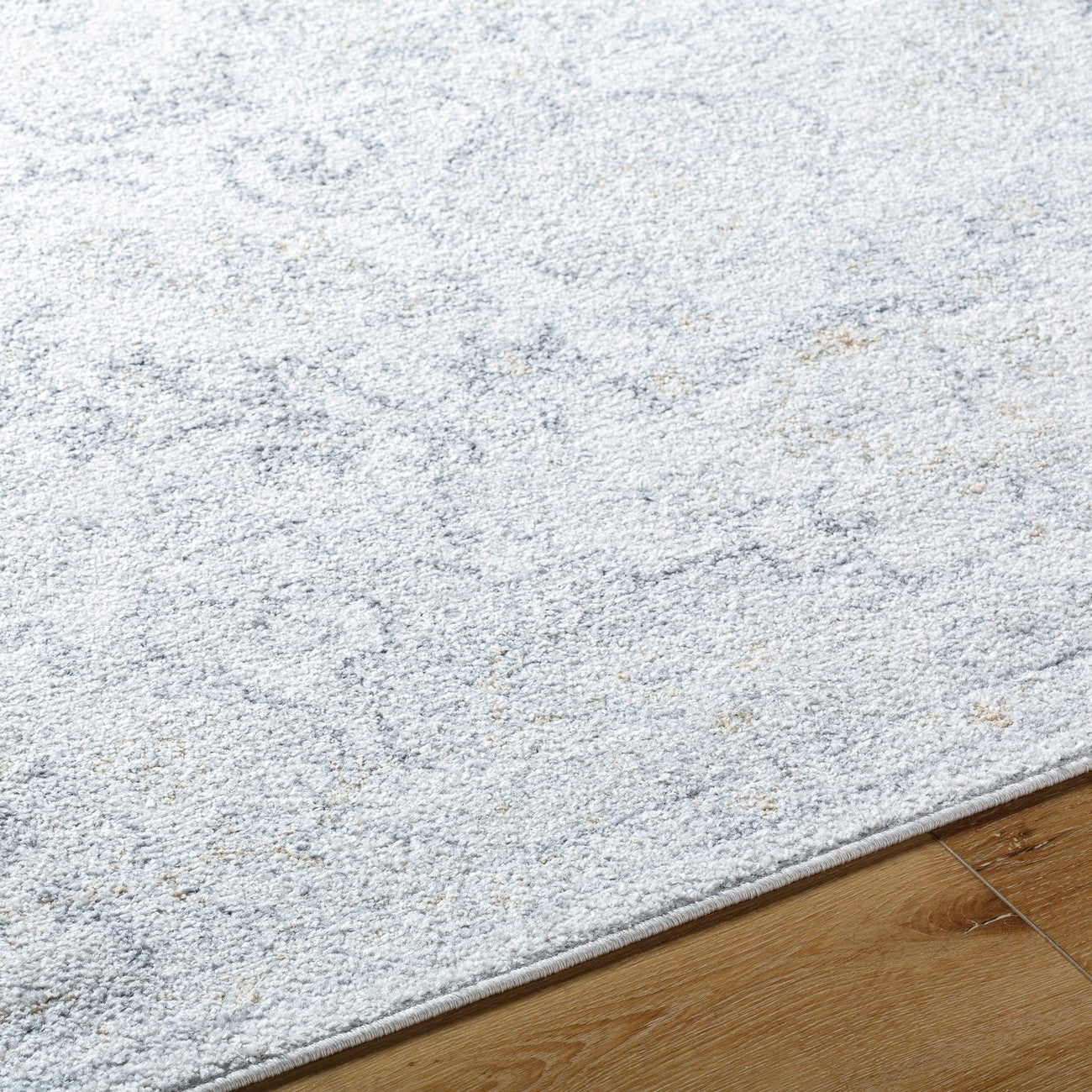 LOU Vintage Oriental Boho Medium Grey Area Rug Texture