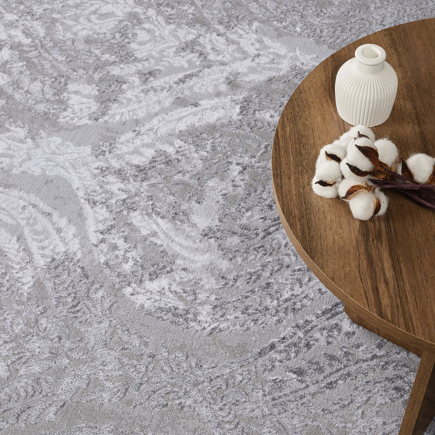 Ingrid Vintage Oriental Boho Beige/White Rug