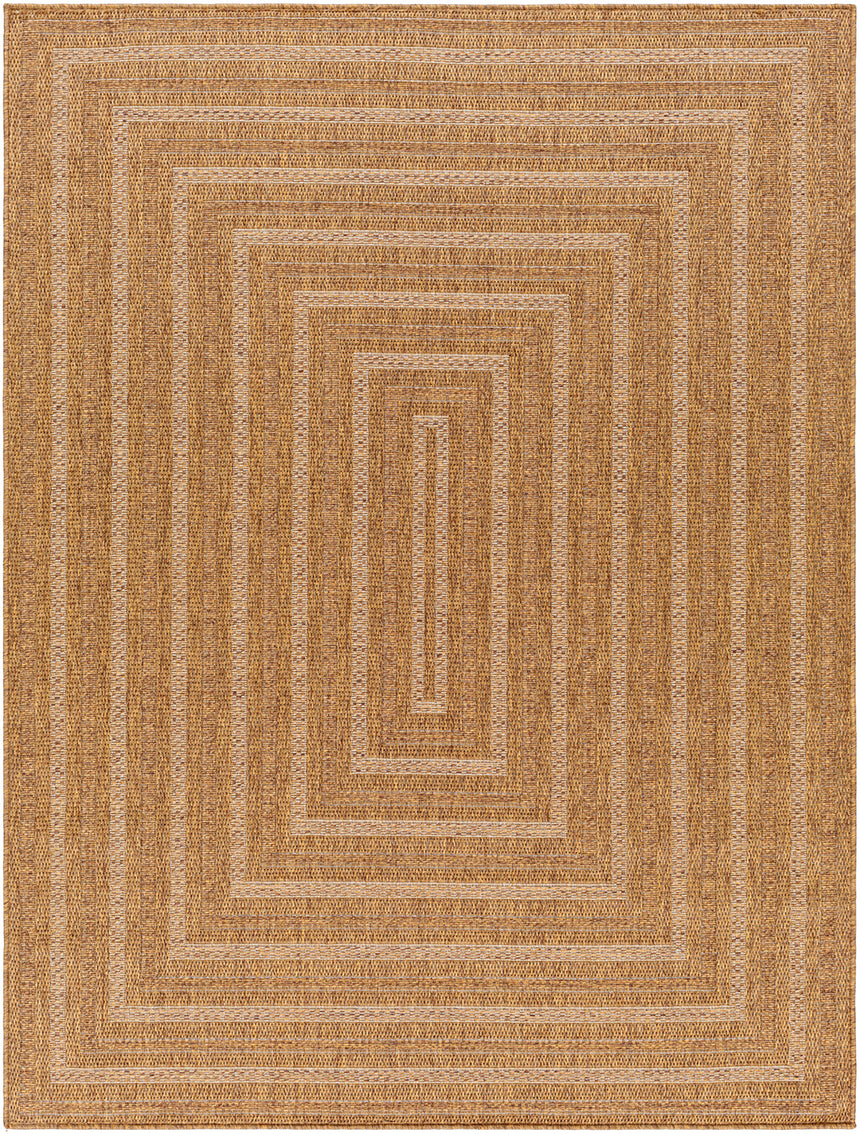 Nymphi In- & Outdoor Jute-Look Brown/Tan Rug