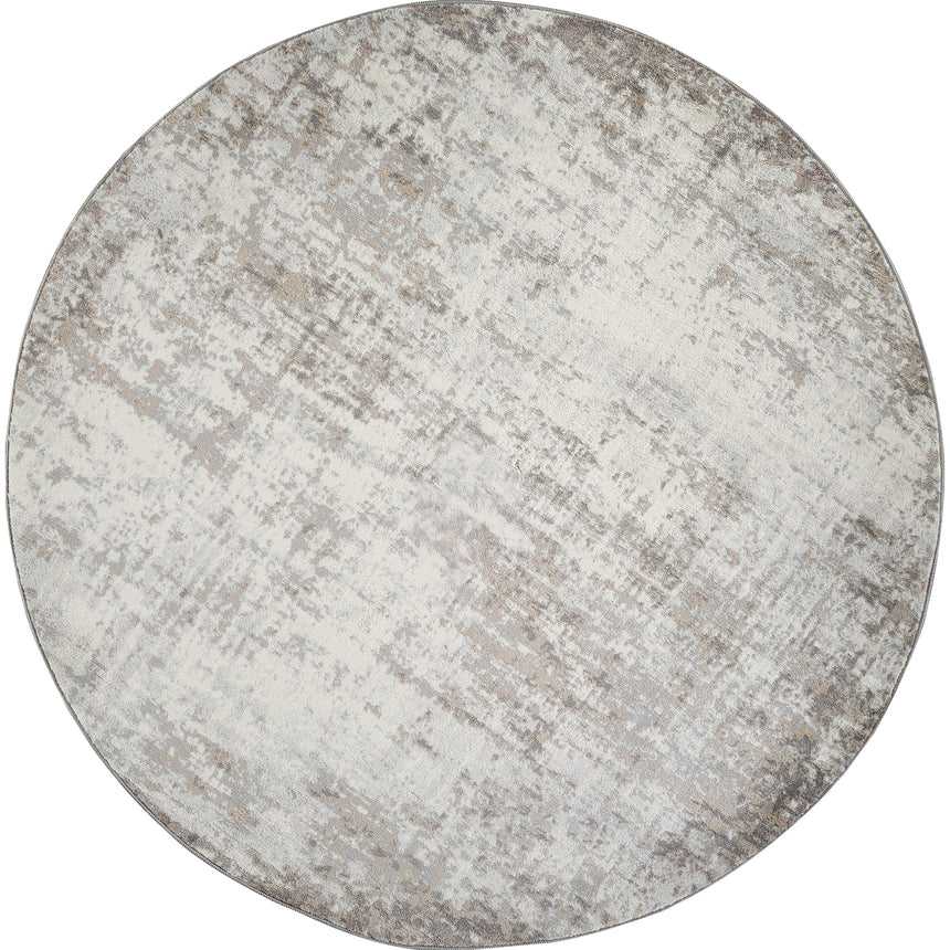 Alix Abstract Modern Marble Medium Grey Rug