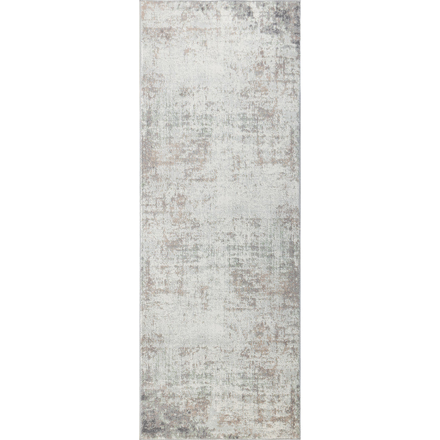 Alix Abstract Modern Marble Dark Brown Rug