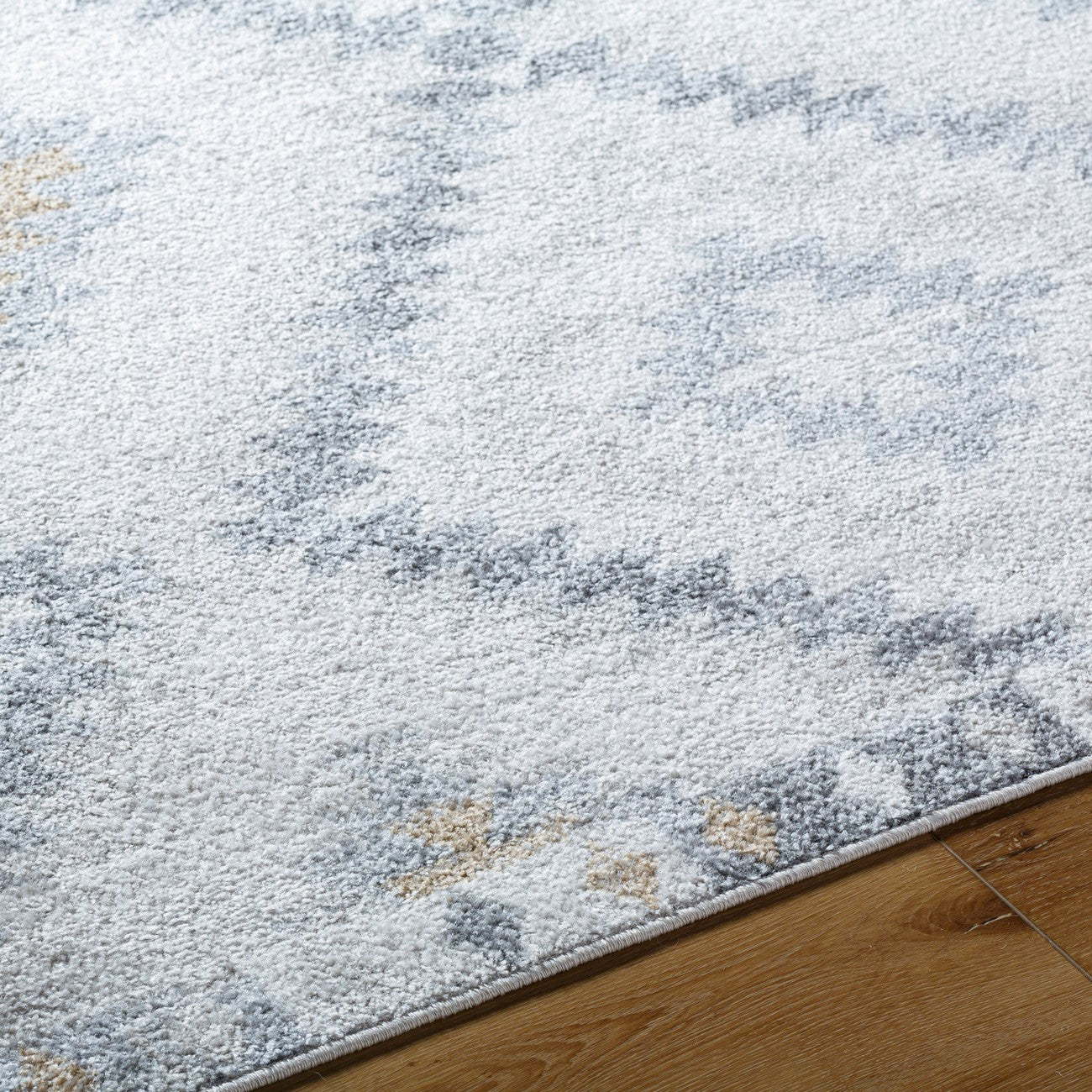 SADIE Scandi Rustic Medium Grey Area Rug Texture