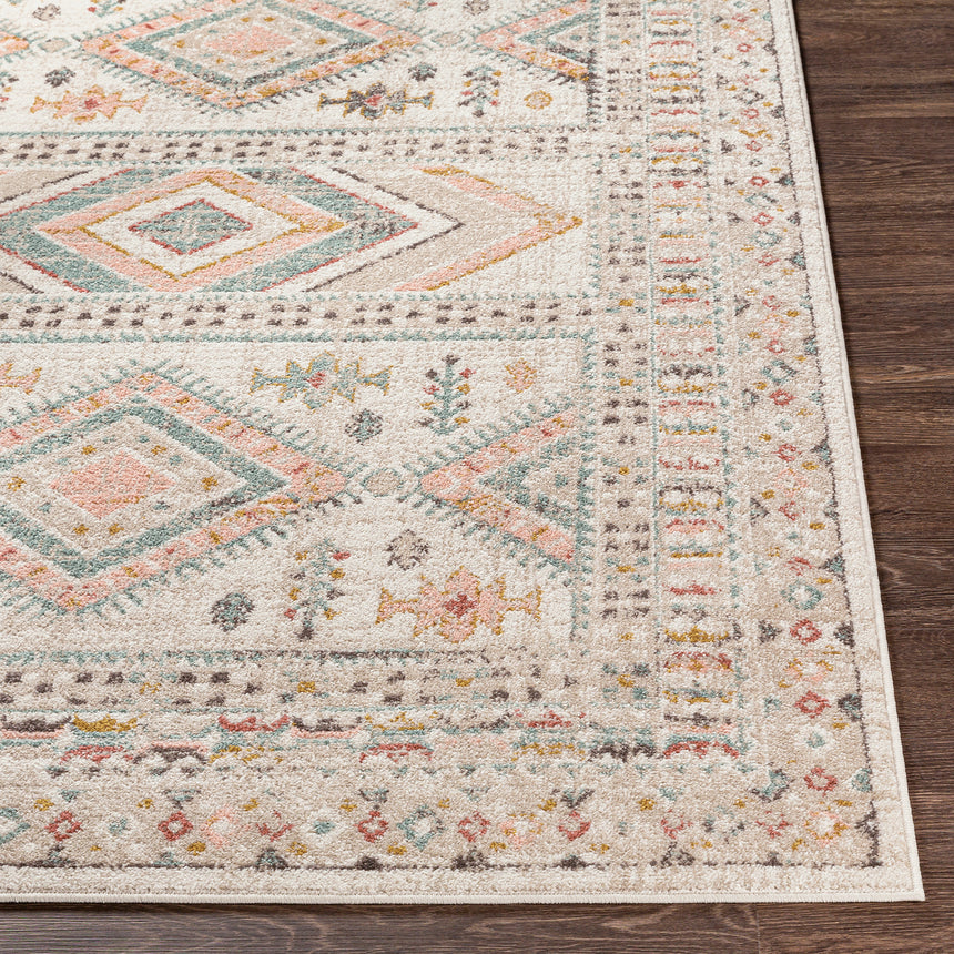 Evelyn Vintage Oriental Boho Brick Rug