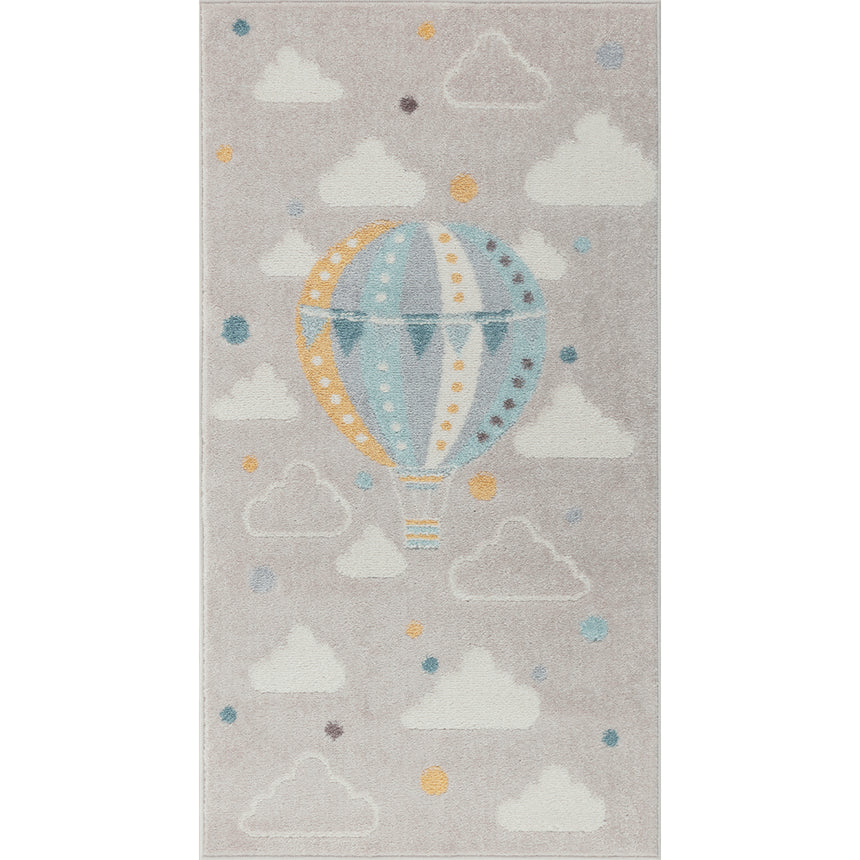 Monty Kids Modern Multicolour/Grey Bedroom Rug