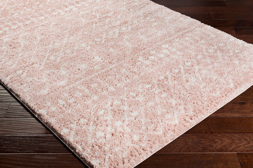 Saanjh Shaggy Global Plush Pile Blush Rug