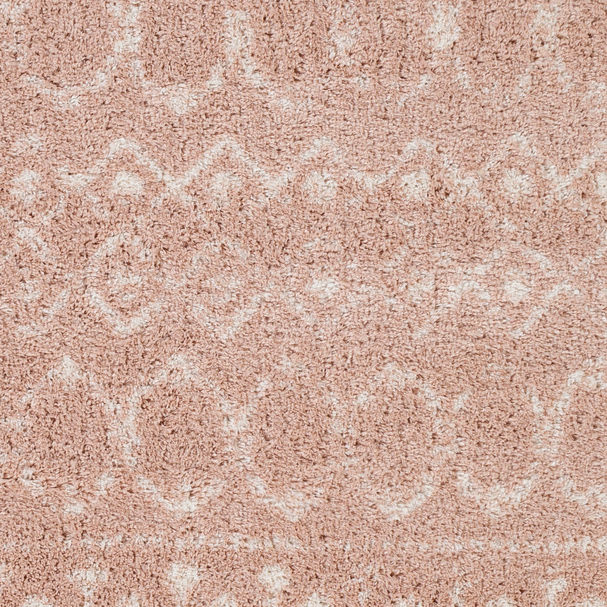 Saanjh Shaggy Global Plush Pile Blush Rug