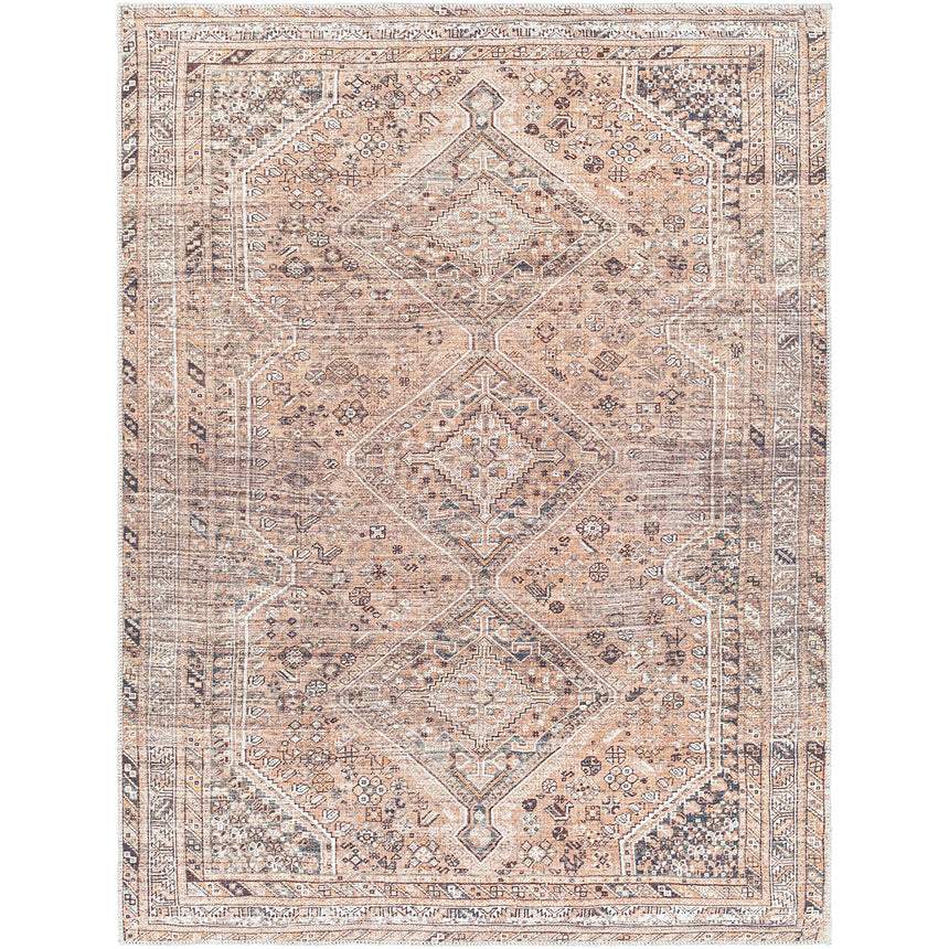 Calypso Machine Washable Traditionnal Boho Cider Rug