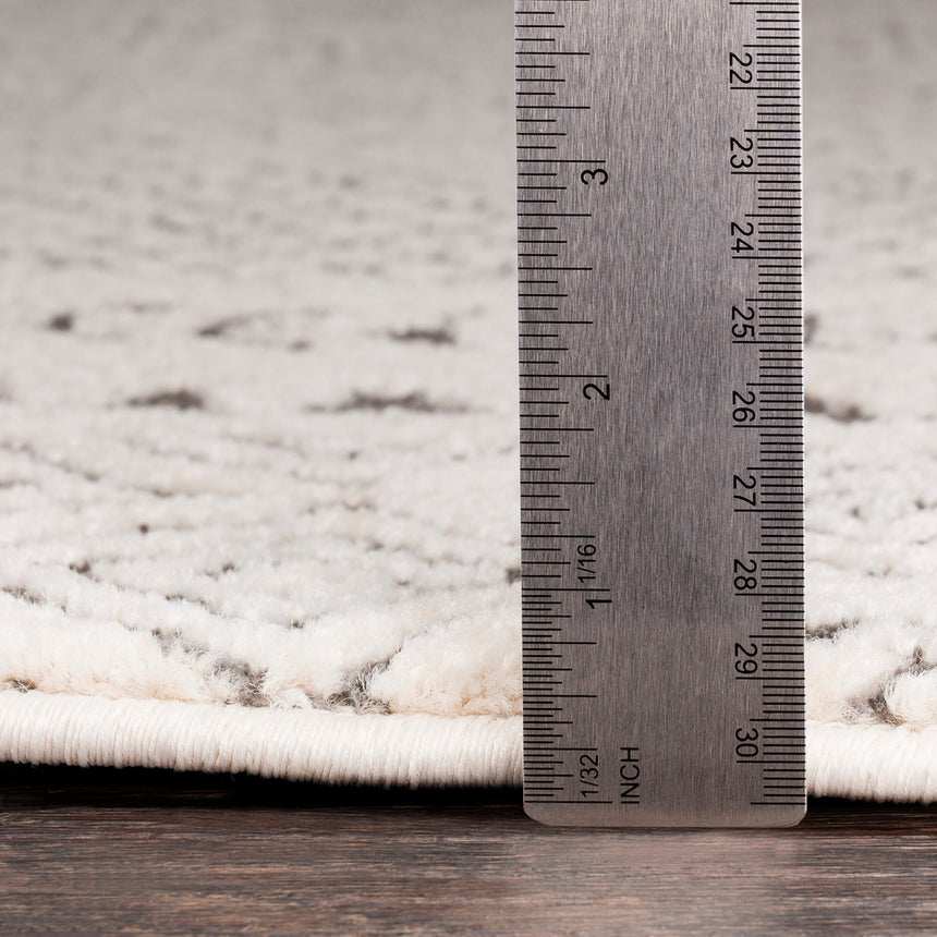 Ambre Scandi Geometric Charcoal Light/Beige Rug