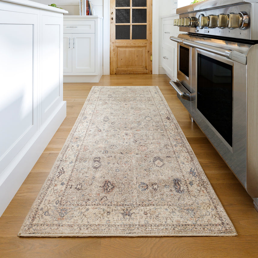 Davina Becki Owens x Livabliss Vintage Oriental Boho Camel Rug - Image 2