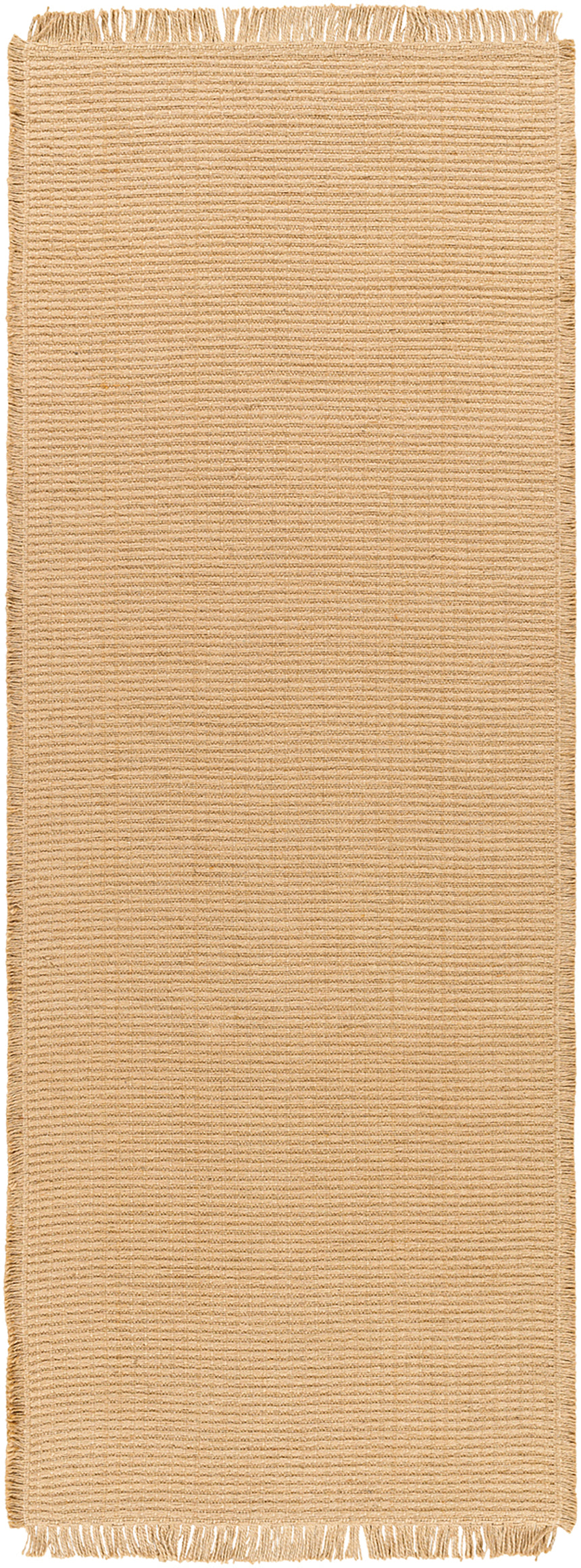 Kimi Becki Owens x Livabliss Solid And Border Camel Jute Rug