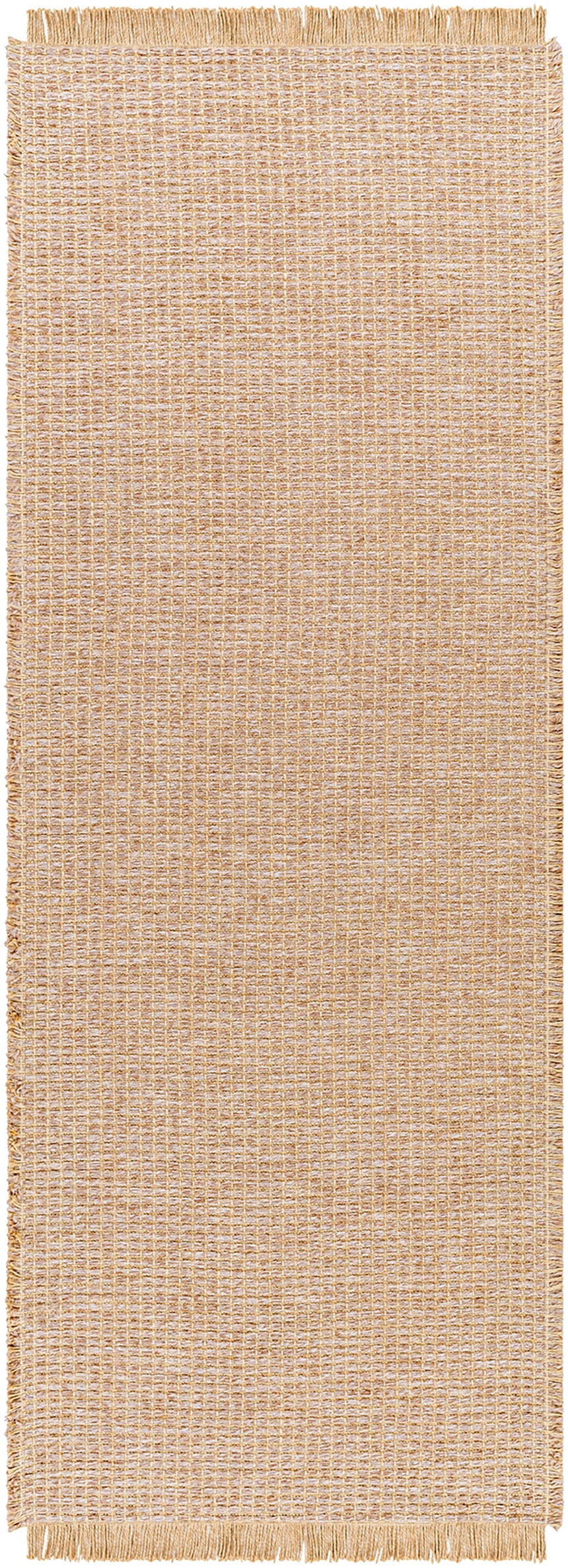 Kimi Becki Owens x Livabliss Solid And Border Brown Jute Rug