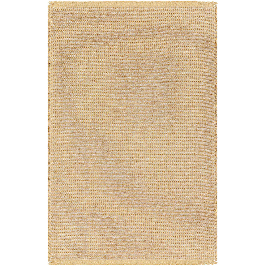 Kimi Becki Owens x Livabliss Solid And Border Brown Jute Rug