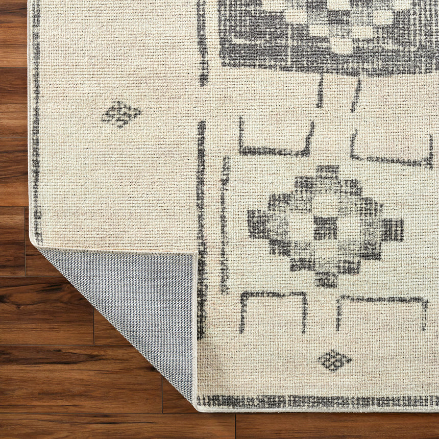 Solana Becki Owens x Livabliss Global Berber Charcoal/Beige Rug