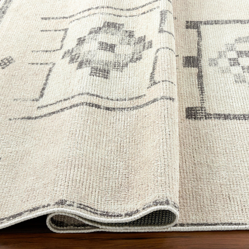 Solana Becki Owens x Livabliss Global Berber Charcoal/Beige Rug