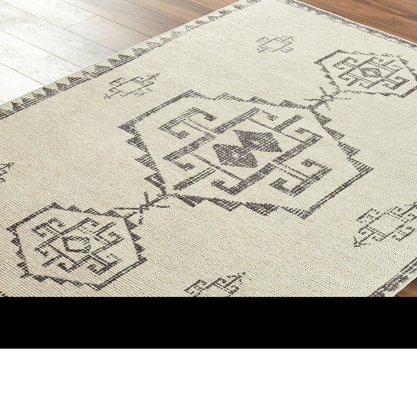 Solana Becki Owens x Livabliss Global Berber Ivory/Black Rug