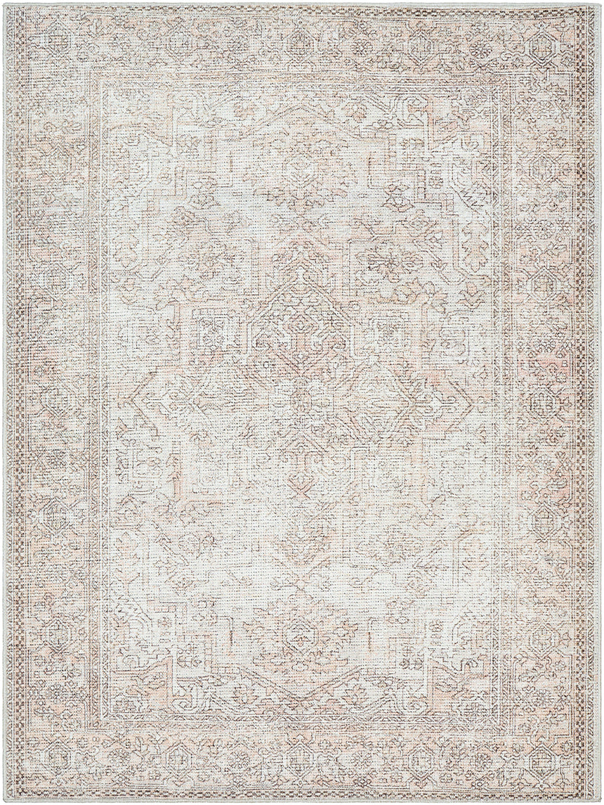 Margot Becki Owens x Livabliss Vintage Oriental Boho Blush/Cream Rug