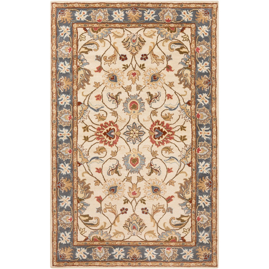 Anjali Hand-Tufted Oriental Wool Tan Rug