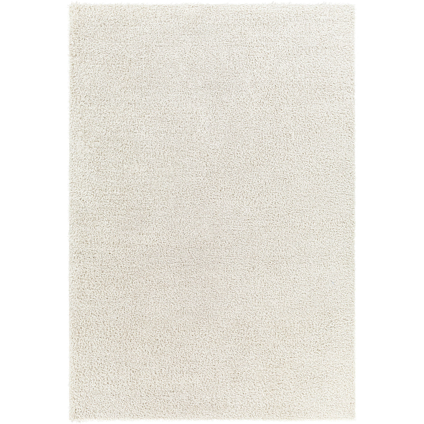 Claire Shaggy Solid Color Plush Pile Light Grey Rug