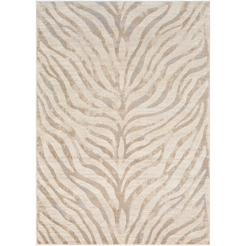 Cybele Scandi Boho Zebra Light Grey Rug