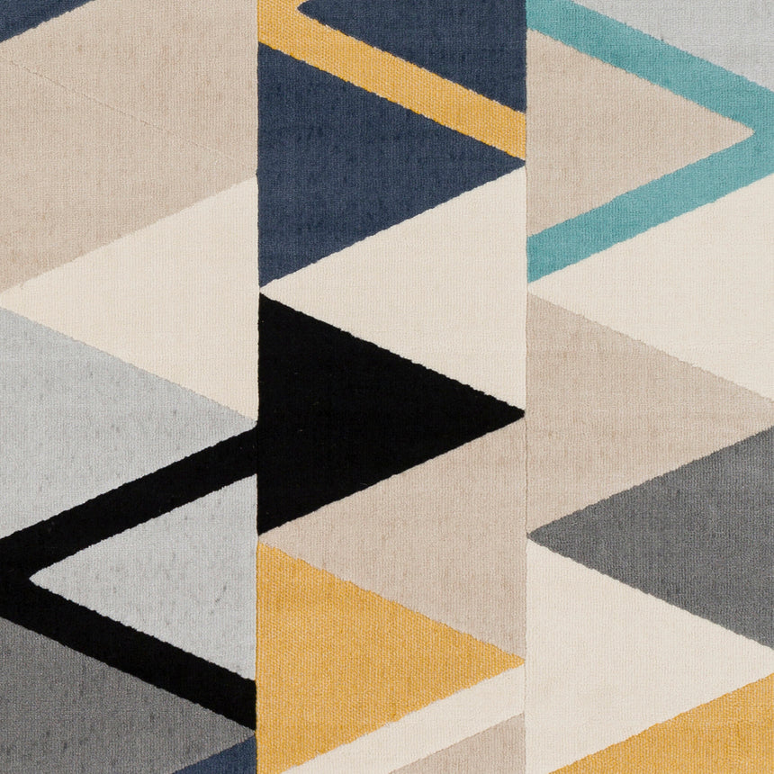 Delaney Scandi Geometric Mustard Rug - Image 8