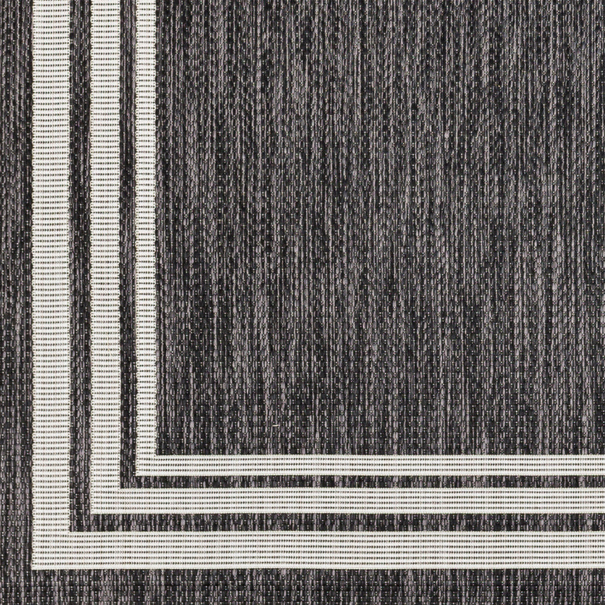 Akriti In- & Outdoor Traditionnal Boho Dark Grey Rug