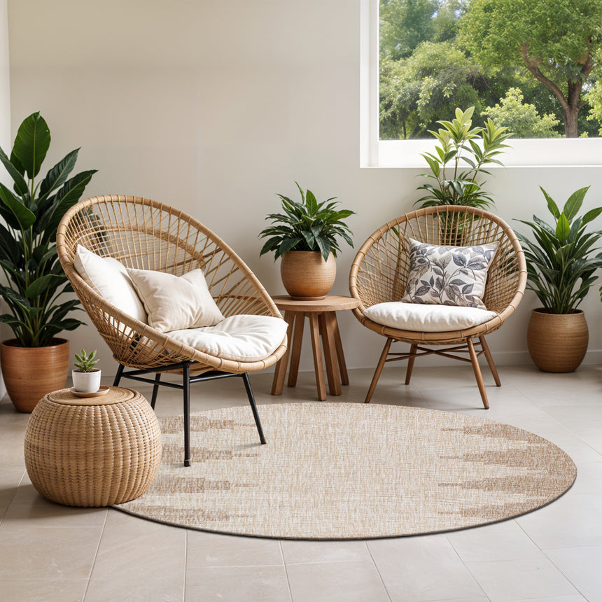 Rubal In- & Outdoor Global Beige Rug