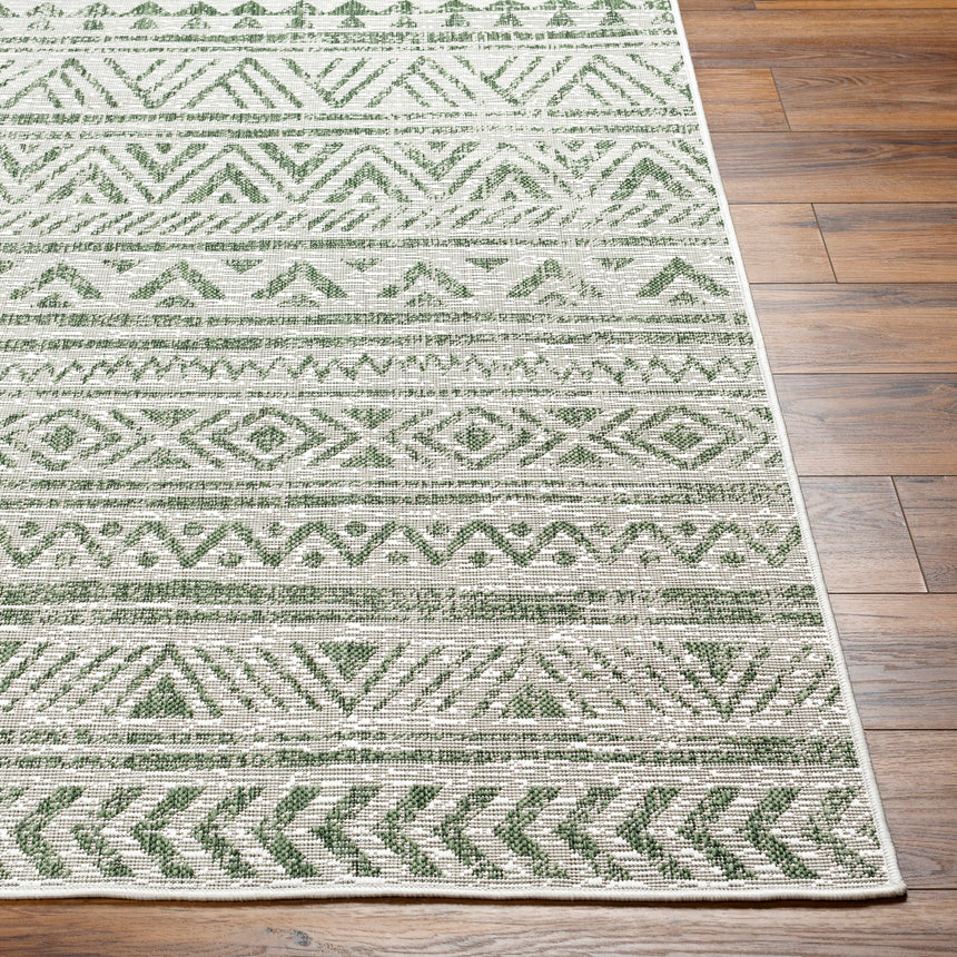 Diksha In- & Outdoor Global Moss Green Rug