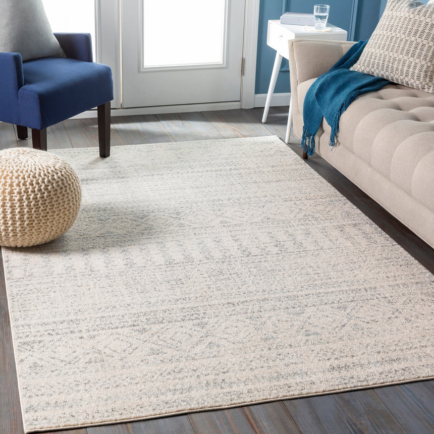 Anushkla Scandi Global Light Grey Rug