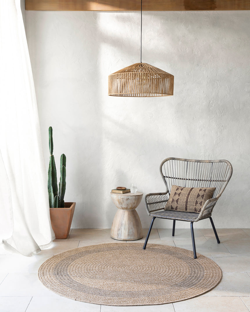 Rhonda In- & Outdoor Cottage Jute-Look Beige/Brown Rug