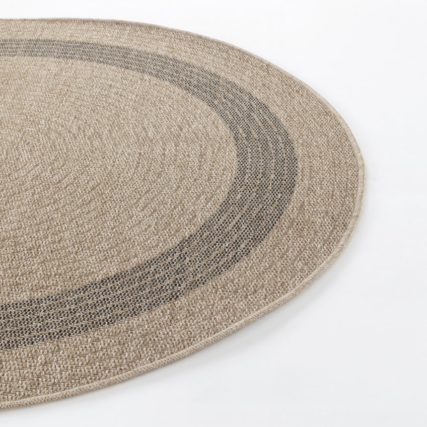 Rhonda In- & Outdoor Cottage Jute-Look Beige/Brown Rug