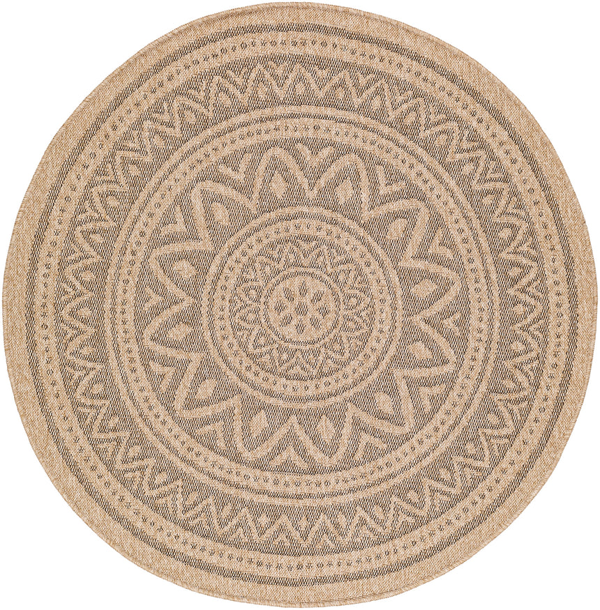 Nova In- & Outdoor Cottage Jute-Look Beige/Light Grey Rug