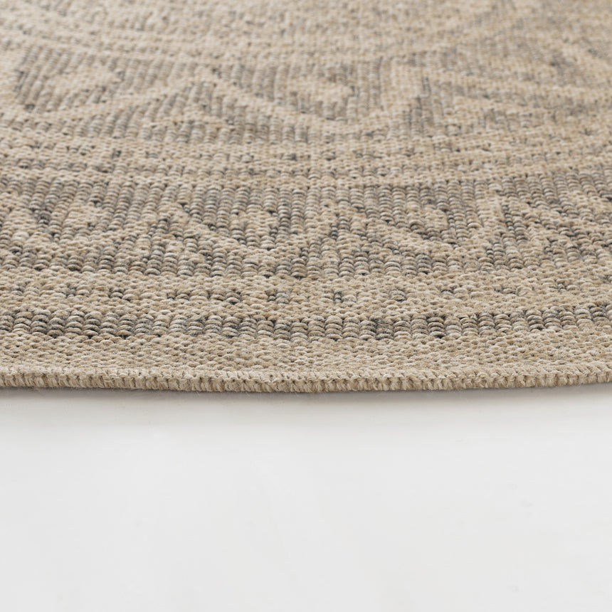 Nova In- & Outdoor Cottage Jute-Look Beige/Light Grey Rug