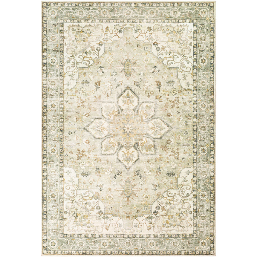 Sorina Vintage Oriental Boho Sky Blue Rug