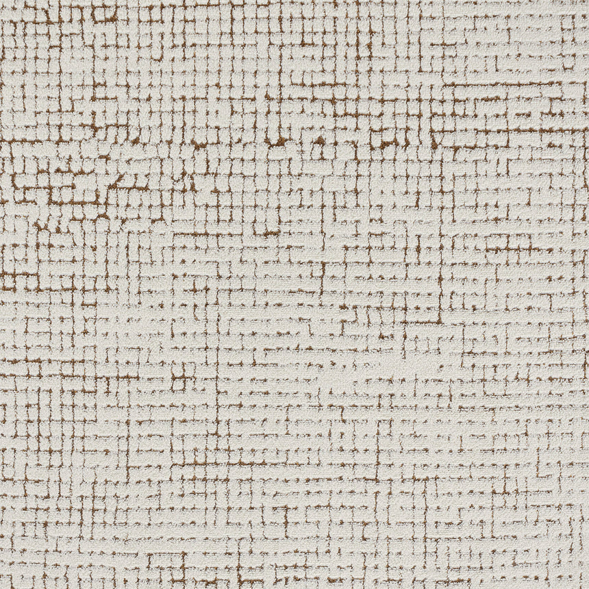 Amandine Scandi Modern High Pile Ivory/Brown Rug