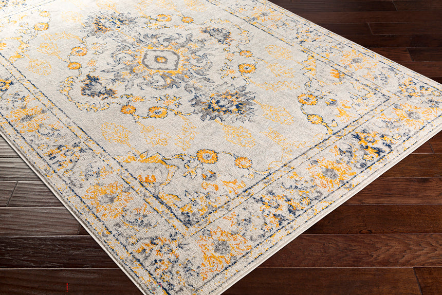 Sonam Vintage Oriental Boho Yellow Rug