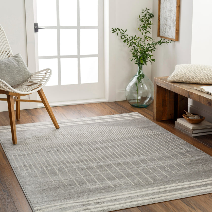 Enso Scandi Geometric Medium Grey Rug - Image 2