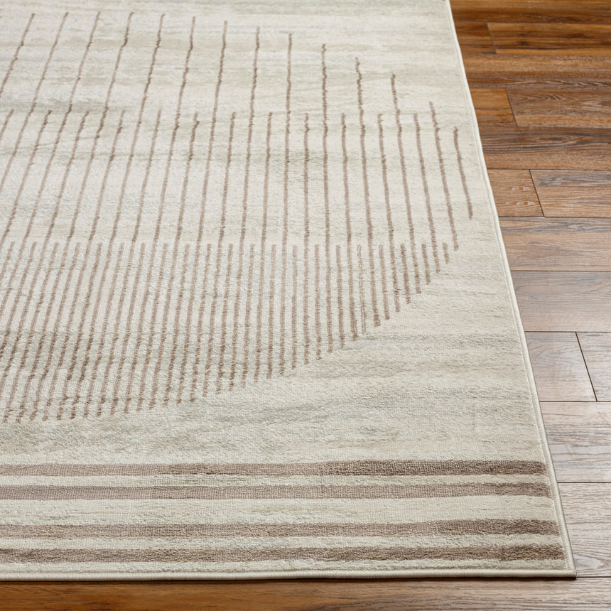 Enso Scandi Geometric Light Brown Rug