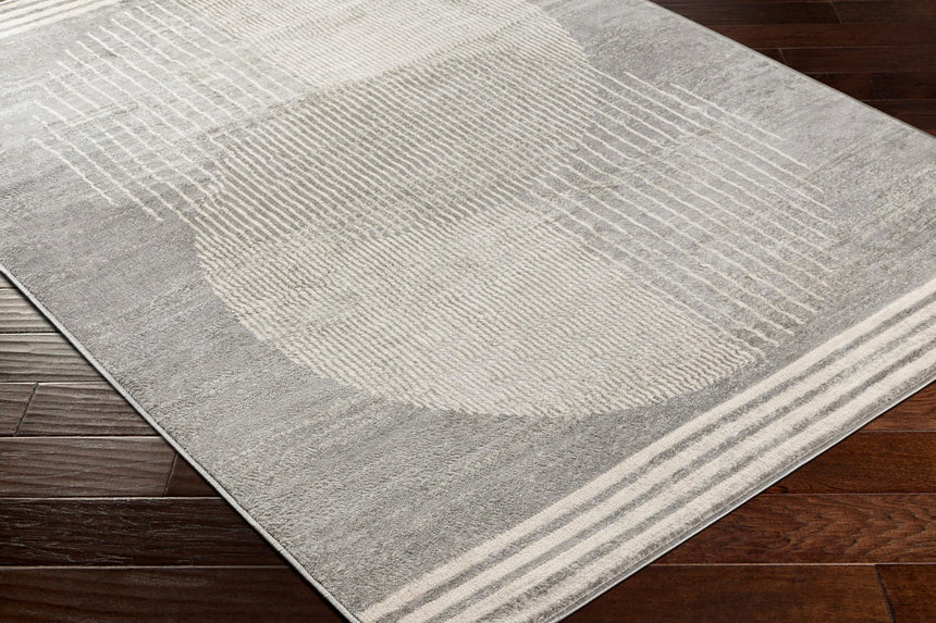 Enso2 Scandi Geometric Light Grey Rug