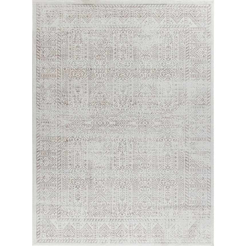 Dania Vintage Oriental Boho Tan/Grey Rug - Image 1