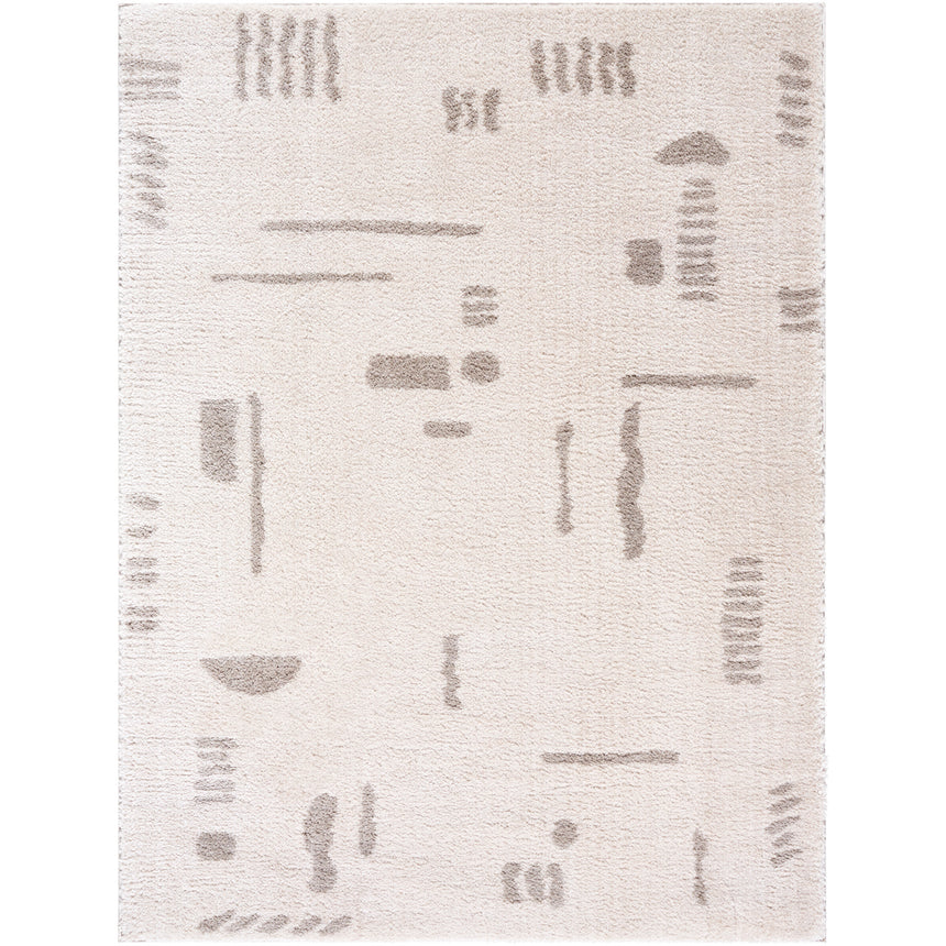 Soline Machine Washable Modern Shaggy Medium Grey Rug